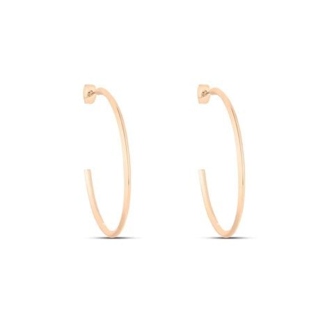 Orecchini A Cerchio Sunrise Acciaio Rosa - Orecchini a Cerchio Donna | Stroili