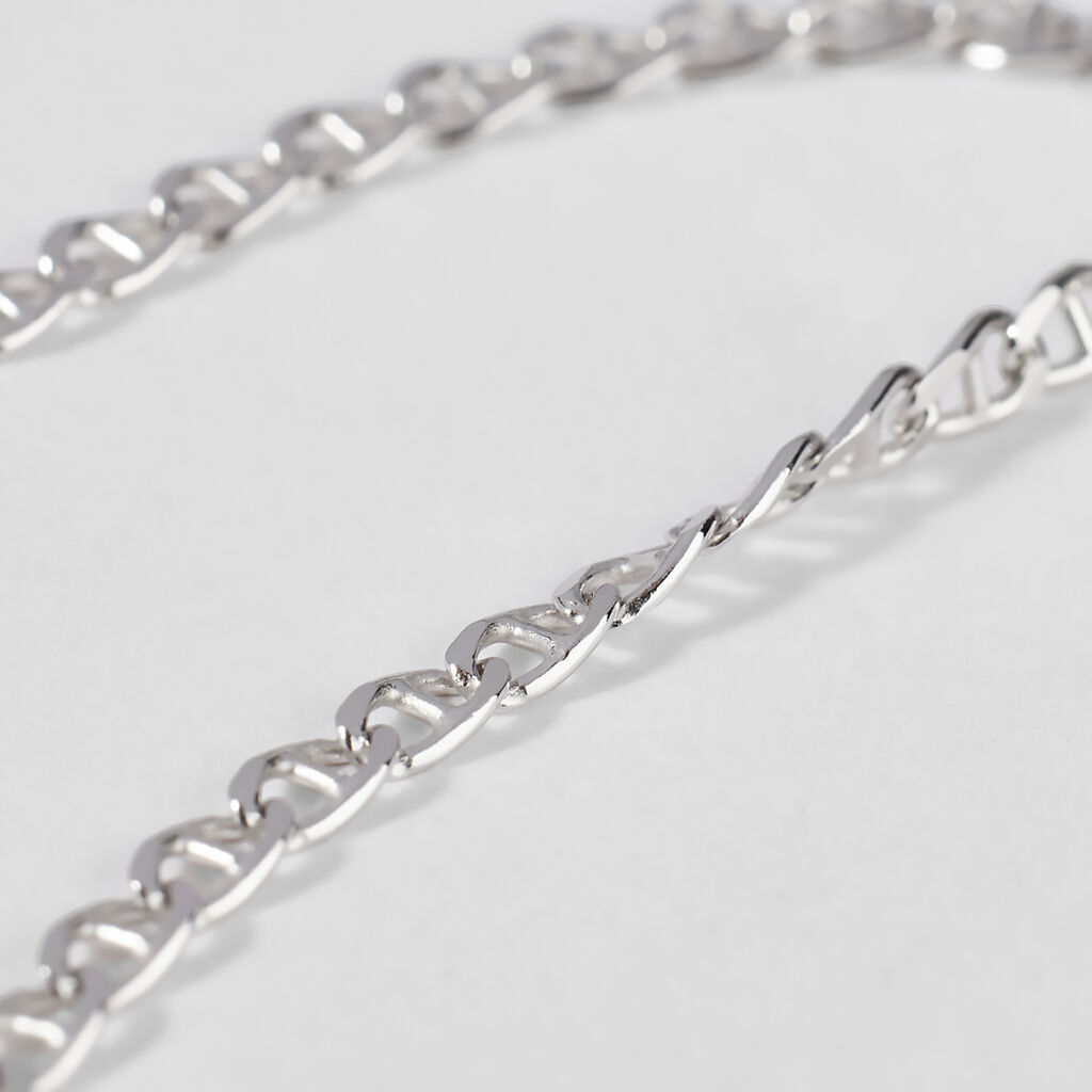 Catena Gentleman Argento Rodiato