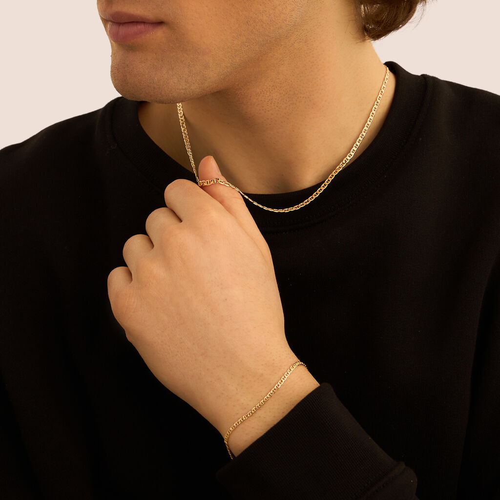 Bracciale Catena L'homme Or Oro Giallo - Bracciali Uomo | Stroili