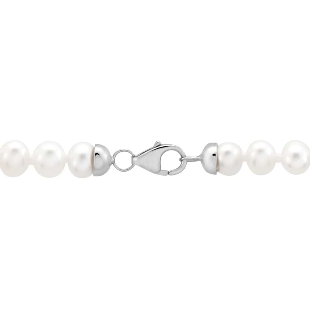 Bracciale Gabrielle Oro Bianco Perla D'Acqua Dolce - Bracciali Donna | Stroili