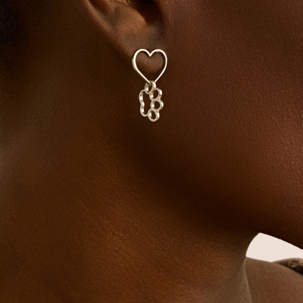 Orecchini Pendenti Silver Collection Argento Rodiato