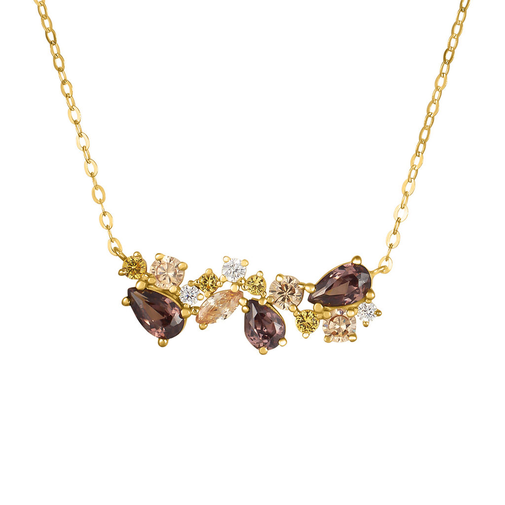 Collana Claire Oro Giallo Cubic Zirconia