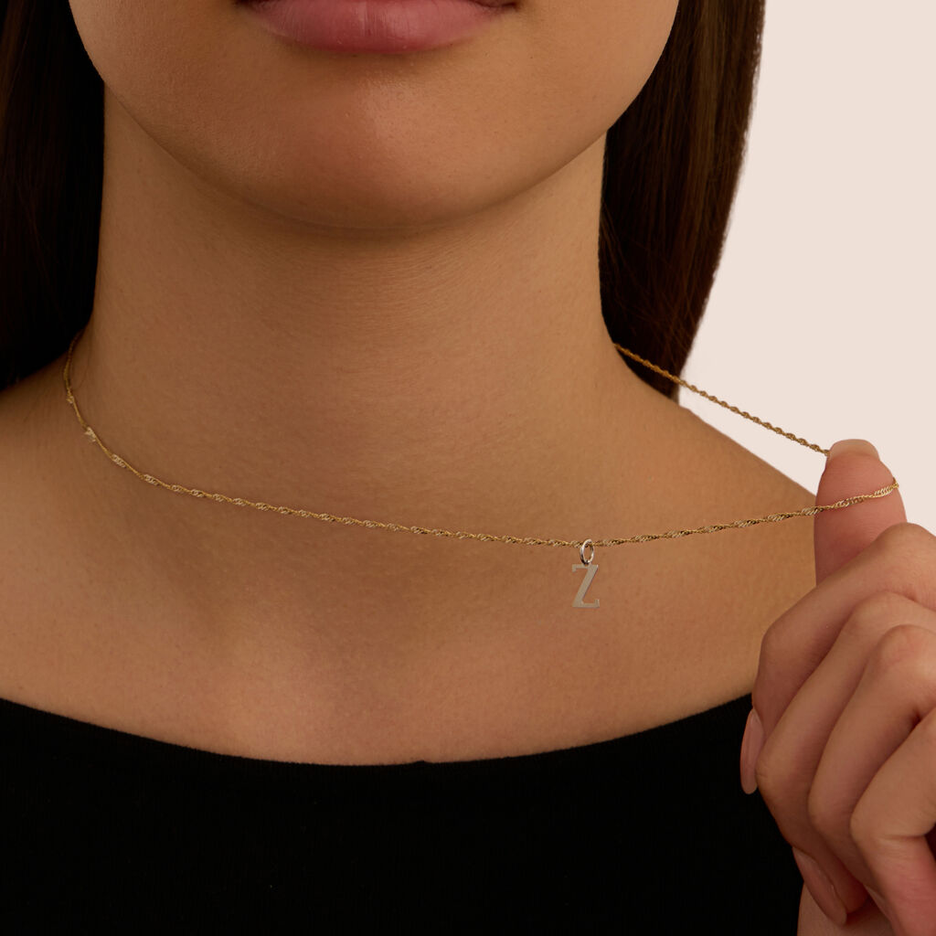 Pendente Poème Oro Bianco