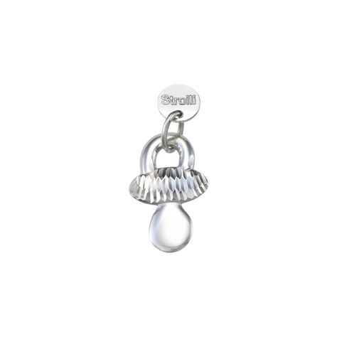 Charm in argento rodiato diamantato - Charms Donna | Stroili
