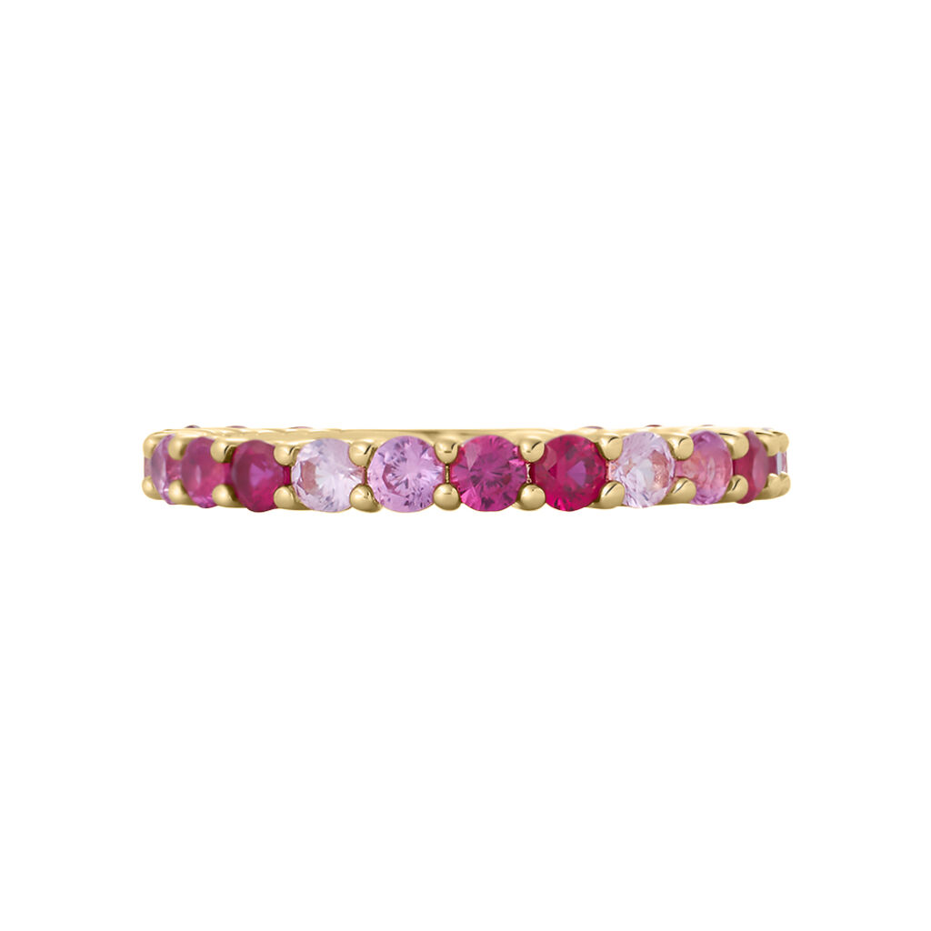 Anello Eternity Golden Dream Placcato Oro Giallo Cubic Zirconia - Anelli Eternity Donna | Stroili