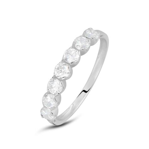 Anello Riviere Claire Oro Bianco Cubic Zirconia - Anelli Riviere Donna | Stroili