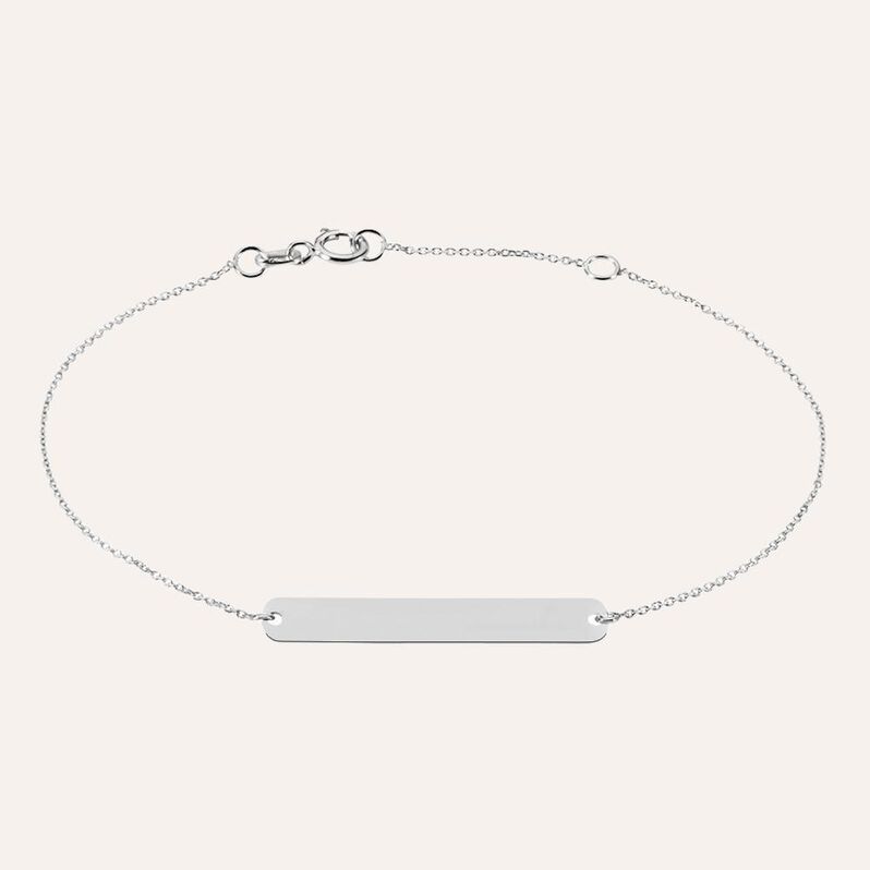 Bracciale Beverly Oro Bianco - Bracciali con Incisione Donna | Stroili