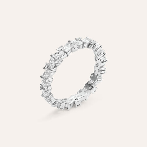Anello Eternity Silver Elegance Argento Rodiato Cubic Zirconia - Anelli Eternity Donna | Stroili