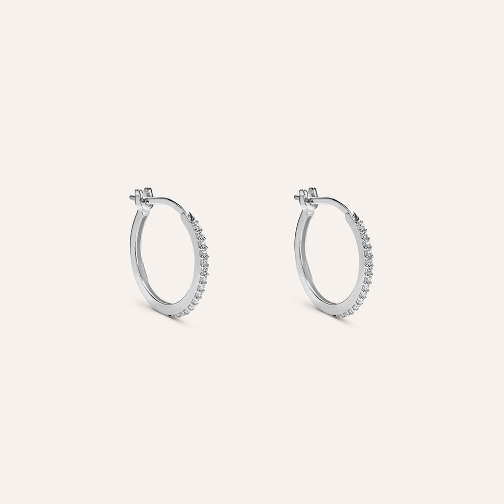 Orecchini Infinity SilberDream In Argento 925 Con Zirconia Cubica – SDO357M, Lunghezza 3,9 Cm