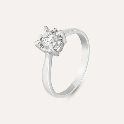 Anello Solitario Diamazing Oro Bianco Diamante - Anelli con Pietre Donna | Stroili