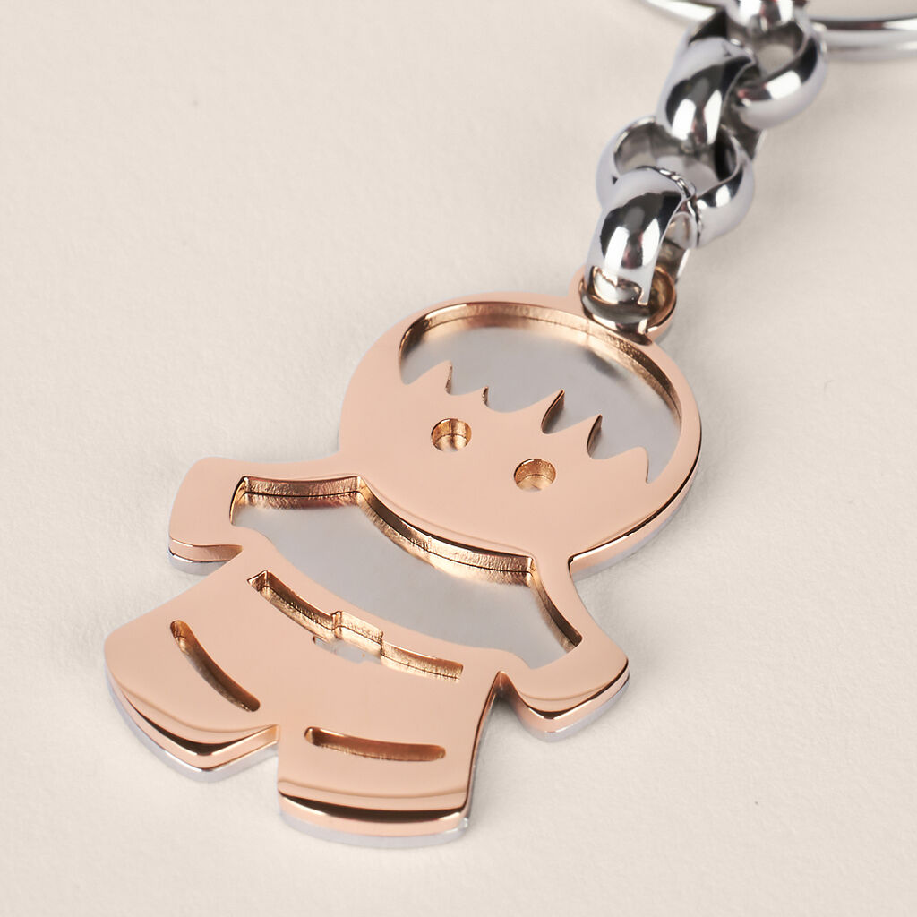 Portachiavi Sunrise Acciaio Bicolore