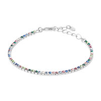 Bracciale Tennis Romantic Shine Metallo Cristallo