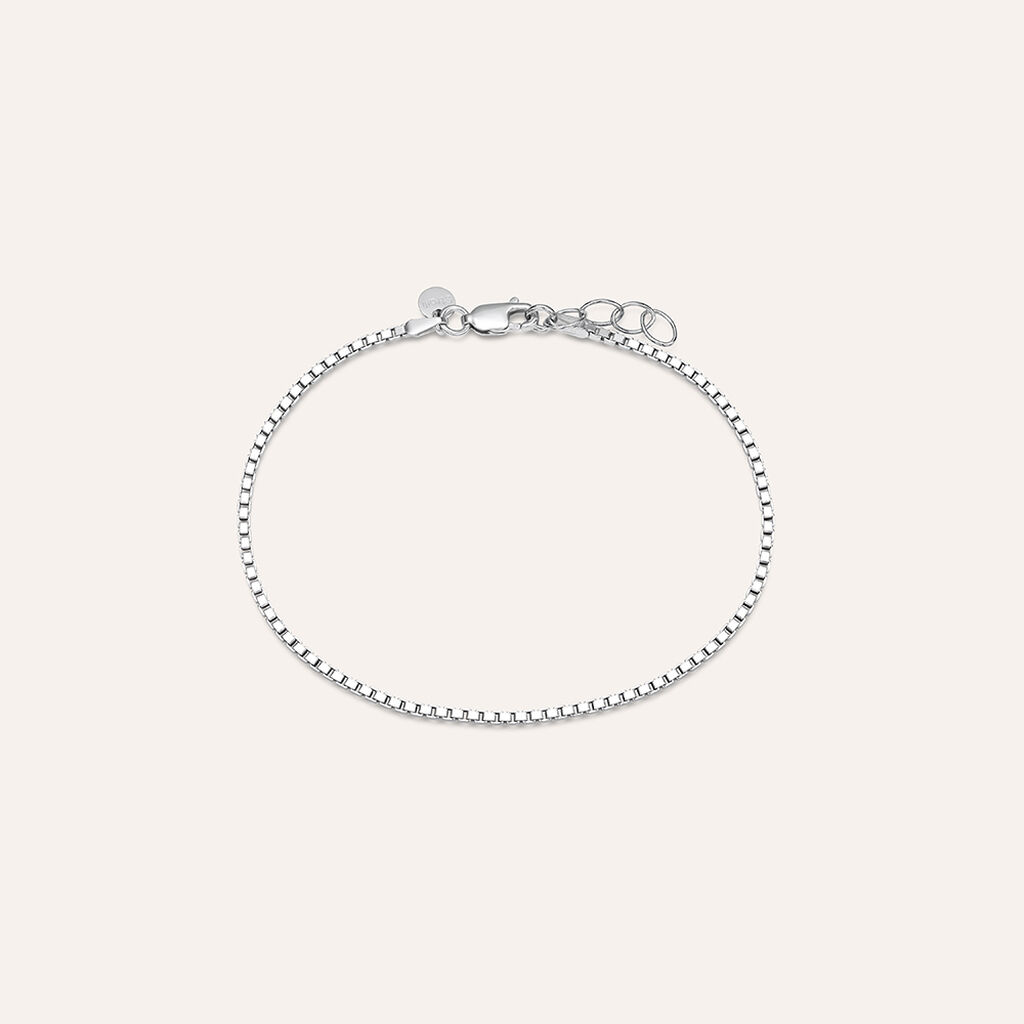 Bracciale Catena Gentleman Argento Rodiato - Gioielli Uomo | Stroili