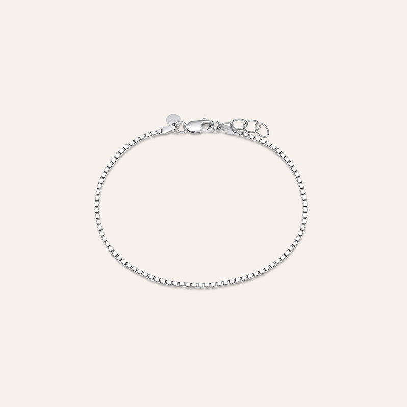 Bracciale Catena Gentleman Argento Rodiato - Gioielli Uomo | Stroili