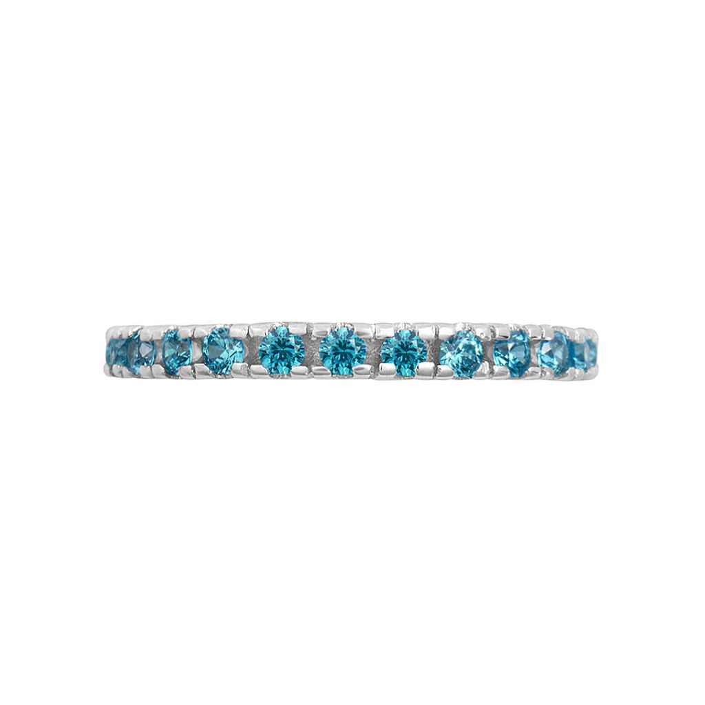 Anello Eternity Silver Rainbow Argento Rodiato Cubic Zirconia - Anelli Eternity Donna | Stroili