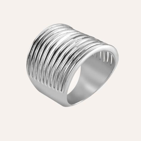 Anello Fascia Moonlight Acciaio - Anelli Donna | Stroili