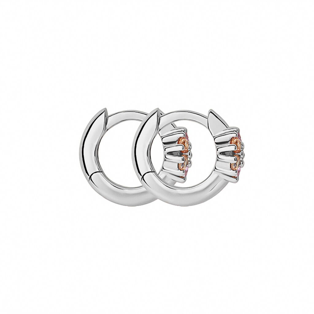 Orecchini A Cerchio Silver Baby Argento Rodiato Cubic Zirconia - Orecchini a Cerchio Bambino | Stroili