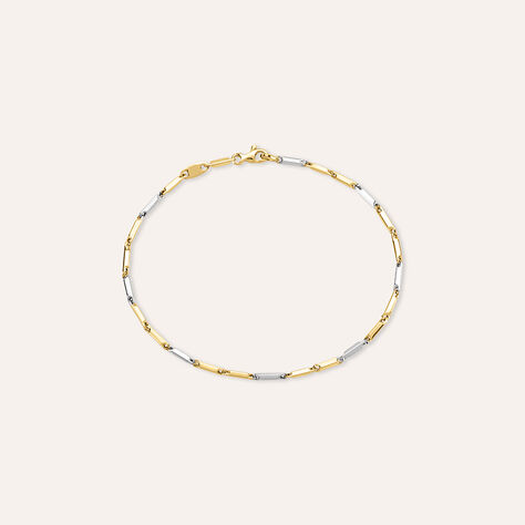 Bracciale Catena L'homme Or Oro Bicolore - Bracciali Uomo | Stroili