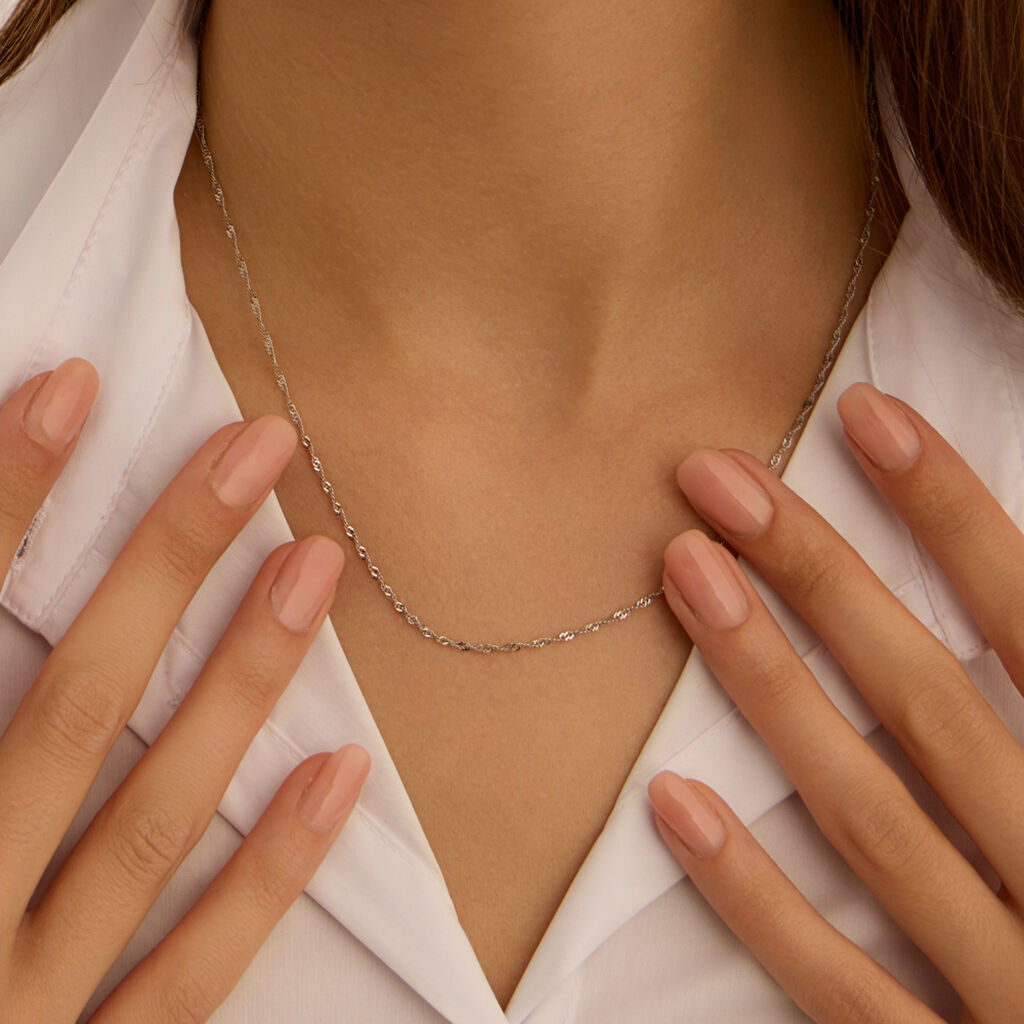 Catenina Poème Oro Bianco