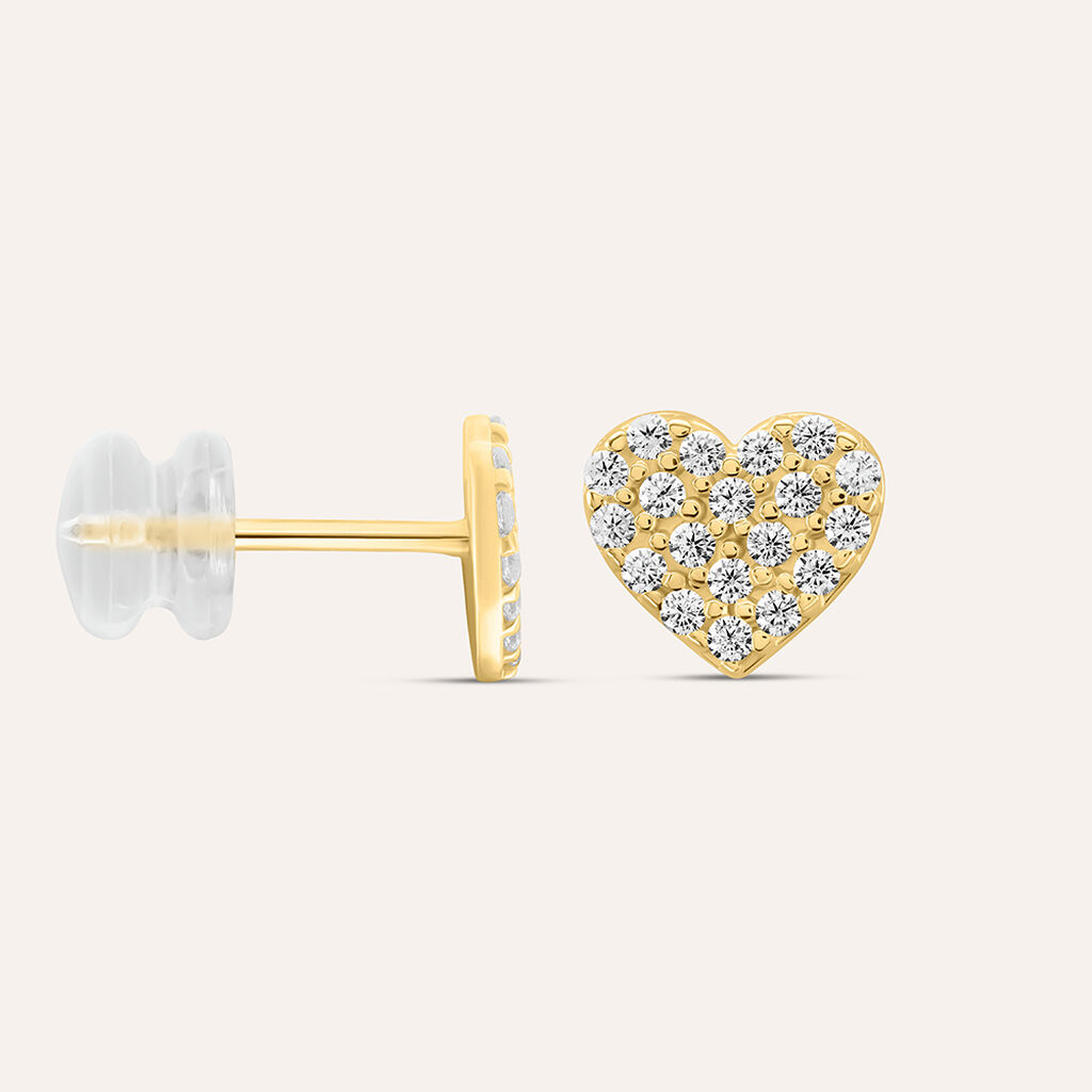 Orecchini Lobo Claire Oro Giallo Cubic Zirconia - Orecchini a Lobo Donna | Stroili