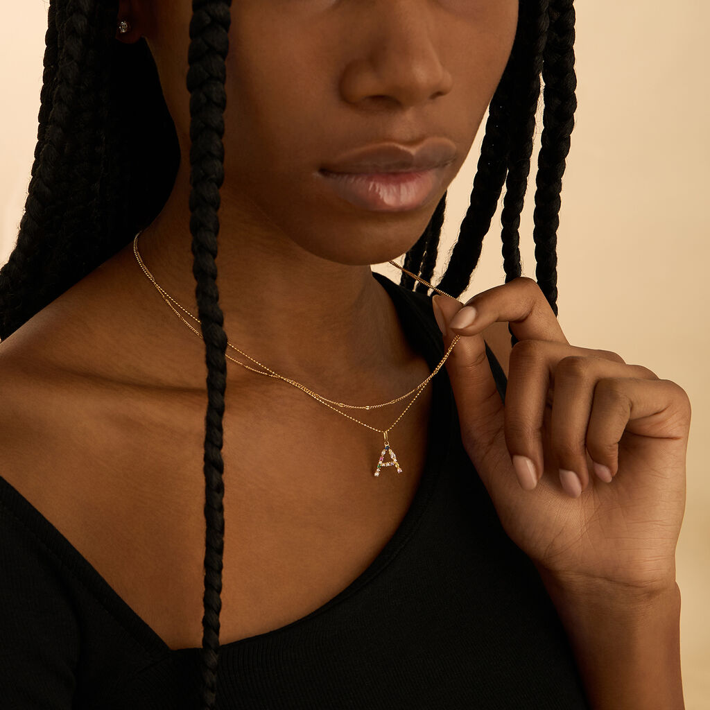 Pendente Claire Oro Giallo Cubic Zirconia