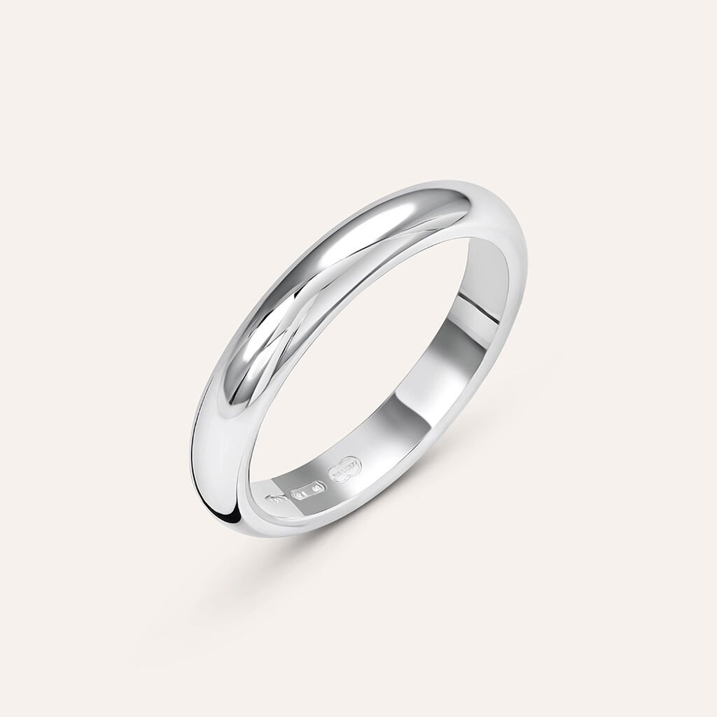 Fede Classica 3.5 mm Oro Bianco