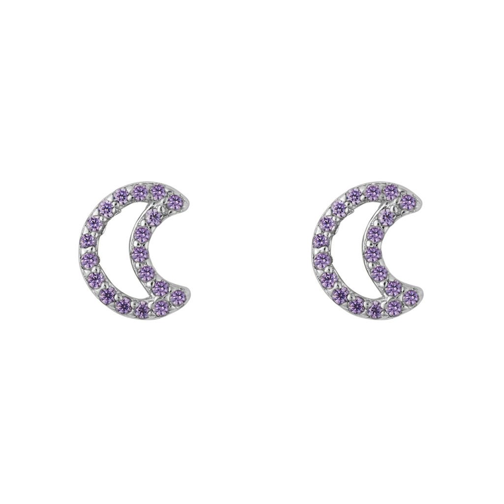 Orecchini Lobo Silver Rainbow Argento Rodiato Cubic Zirconia - Orecchini a Lobo Donna | Stroili