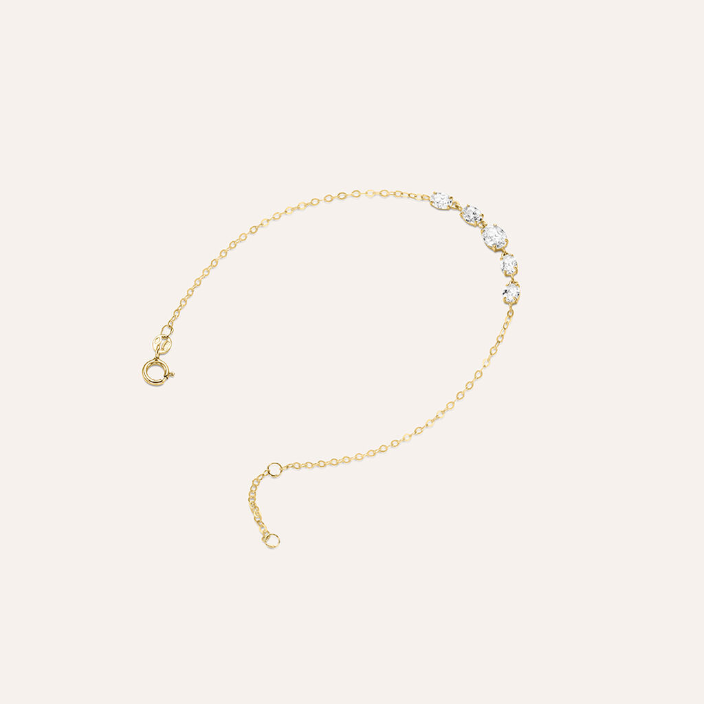 Bracciale Claire Oro Giallo Cubic Zirconia - Bracciali Amicizia Donna | Stroili