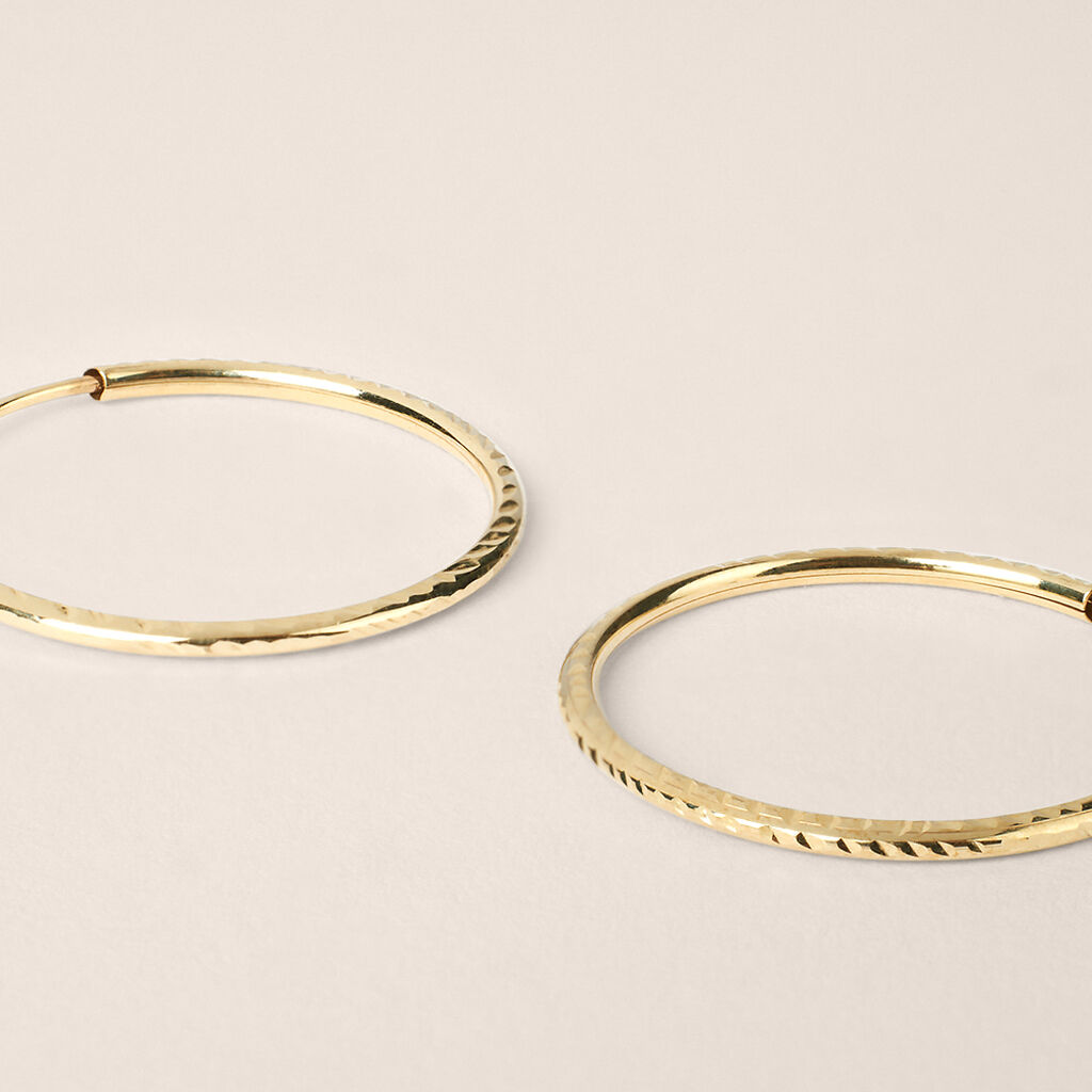 Orecchini A Cerchio Toujours Oro Giallo