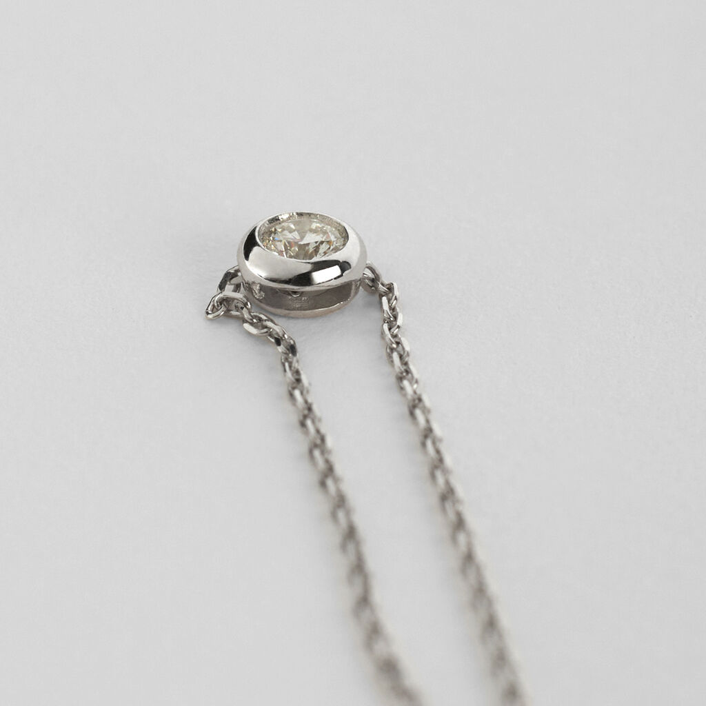 Collana Punto Luce Grace Oro Bianco Diamante - Collane Punto Luce Donna | Stroili