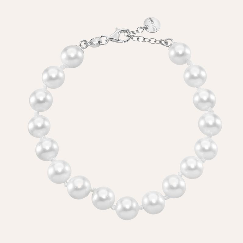 Bracciale Silver Pearls Argento Rodiato Perla sintentica - Bracciali Donna | Stroili
