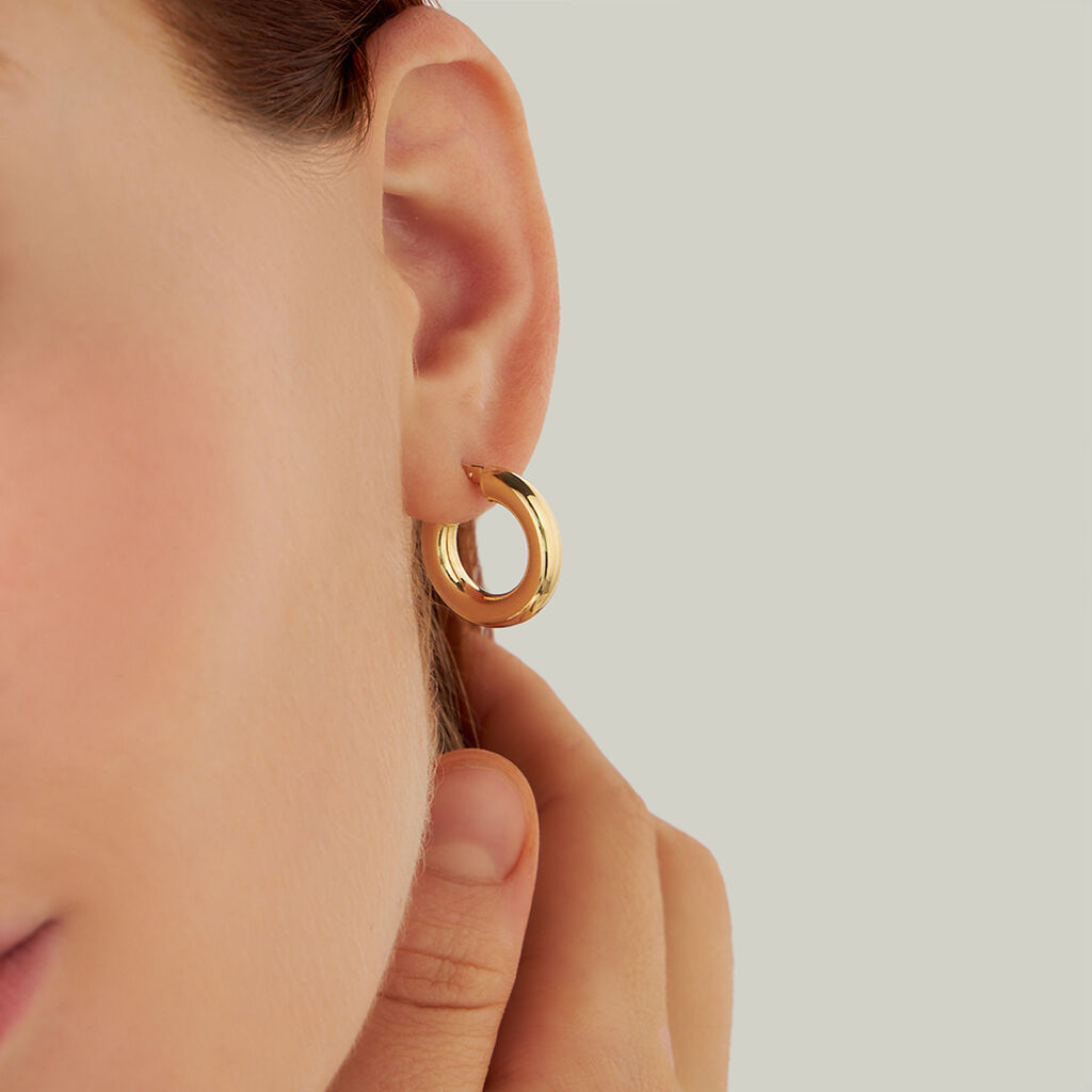 Orecchini A Cerchio Toujours Oro Giallo - Orecchini a Cerchio Donna | Stroili