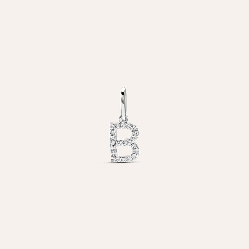Pendente Sophia Oro Bianco Diamante - Ciondoli Donna | Stroili