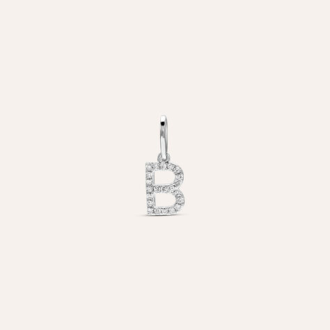 Pendente Sophia Oro Bianco Diamante - Ciondoli Donna | Stroili