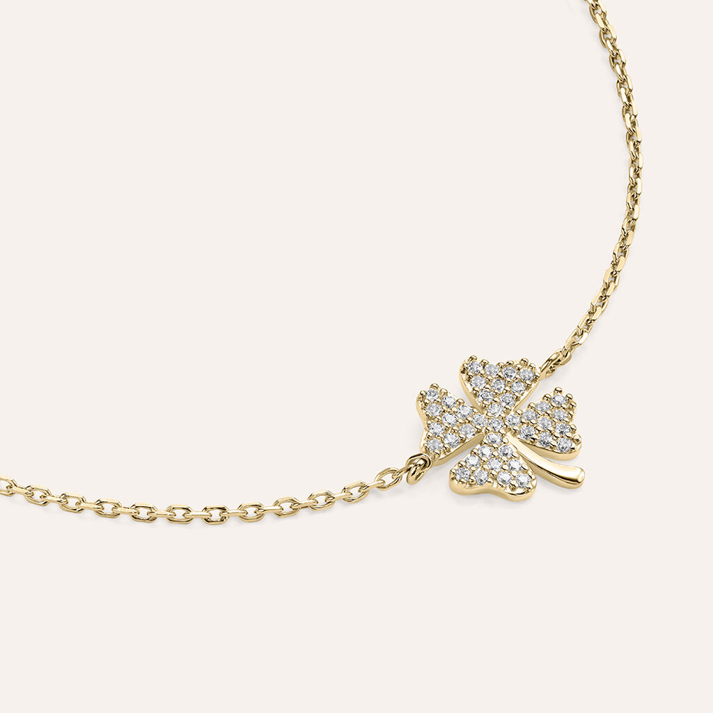Bracciale Golden Dream Placcato Oro Giallo Cubic Zirconia - Bracciali Amicizia Donna | Stroili