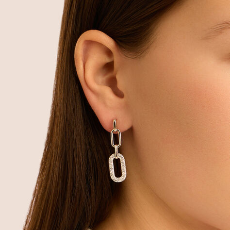 Orecchini Pendenti Silver Shine Argento Rodiato Cubic Zirconia - Gioielli Donna | Stroili