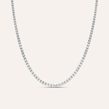 Collana Tennis Firmamenti Oro Bianco Diamante