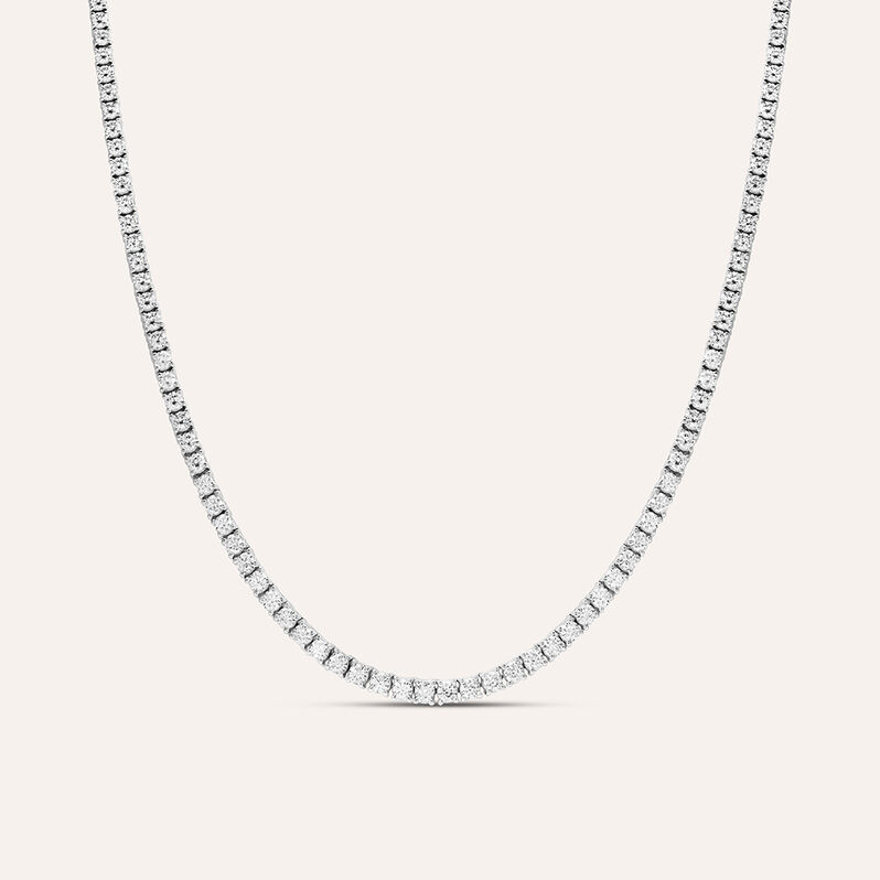 Collana Tennis Firmamenti Oro Bianco Diamante - Collane Tennis Donna | Stroili