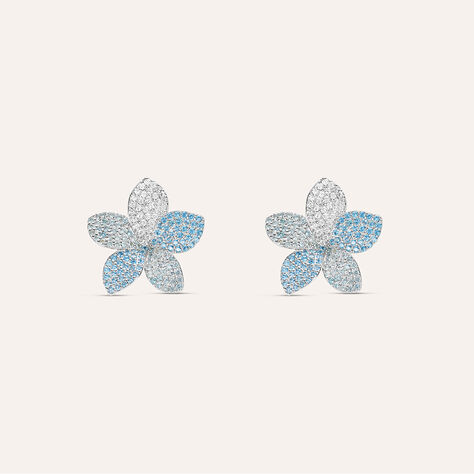 Orecchini Lobo Silver Shine Argento Rodiato Cubic Zirconia - Orecchini a Lobo Donna | Stroili