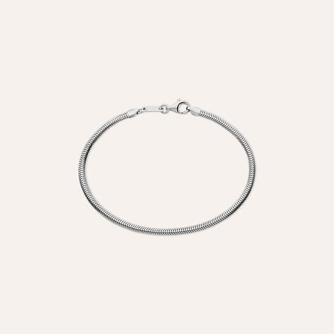 Bracciale Catena Gentleman Argento Rodiato - Bracciali Uomo | Stroili