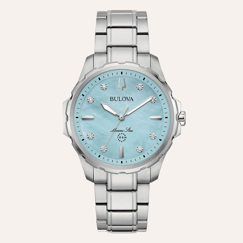 Orologio Al Quarzo Bulova Marine Star 96p248 - Orologi solo Tempo Donna | Stroili