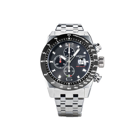 Orologio Al Quarzo Locman Stealth 0219a01a-0kbknkb0 - Orologi con Datario Uomo | Stroili