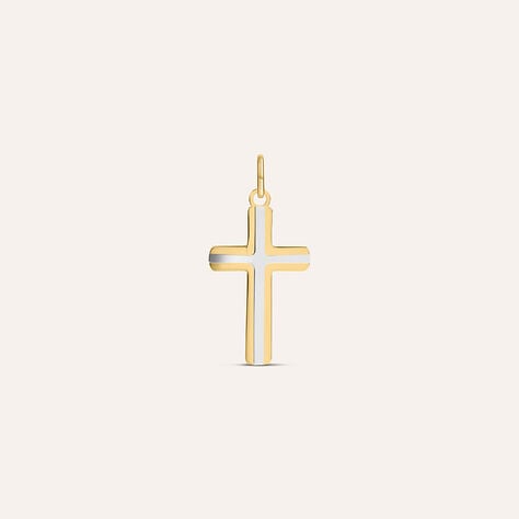 Pendente Holy Oro Bicolore - Ciondoli con Incisione Unisex | Stroili