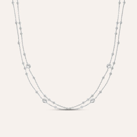 Collana Silver Elegance Argento Rodiato Cubic Zirconia - Collane Donna | Stroili