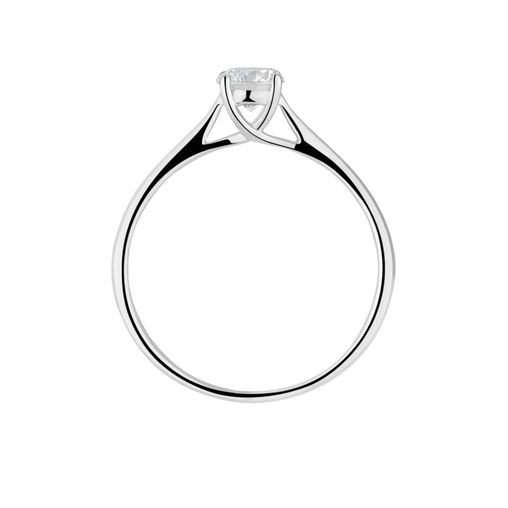 Anello Solitario Diamade Oro Bianco Diamante Lab-Grown - Anelli con Pietre Donna | Stroili