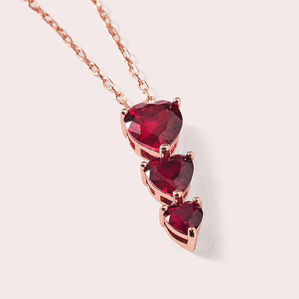 Collana Trilogy Silver Rainbow Argento Rosa Cubic Zirconia - Collane Donna | Stroili