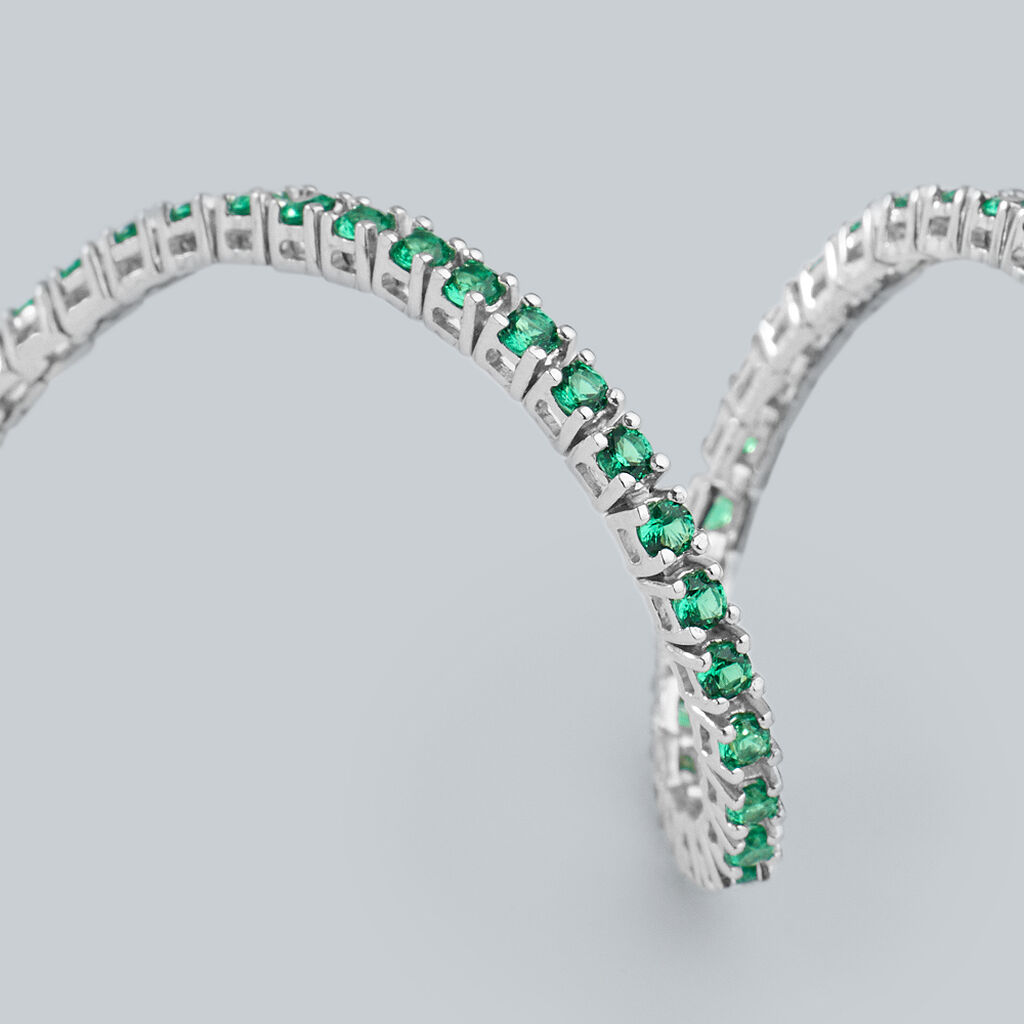 Bracciale Tennis Silver Rainbow Argento Rodiato Cubic Zirconia - Bracciali Tennis Donna | Stroili