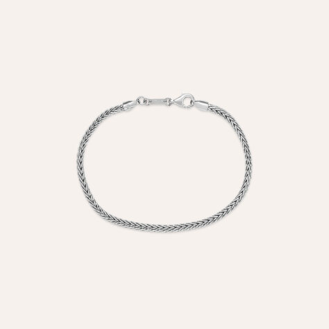 Bracciale Catena Gentleman Argento Rodiato - Bracciali Uomo | Stroili