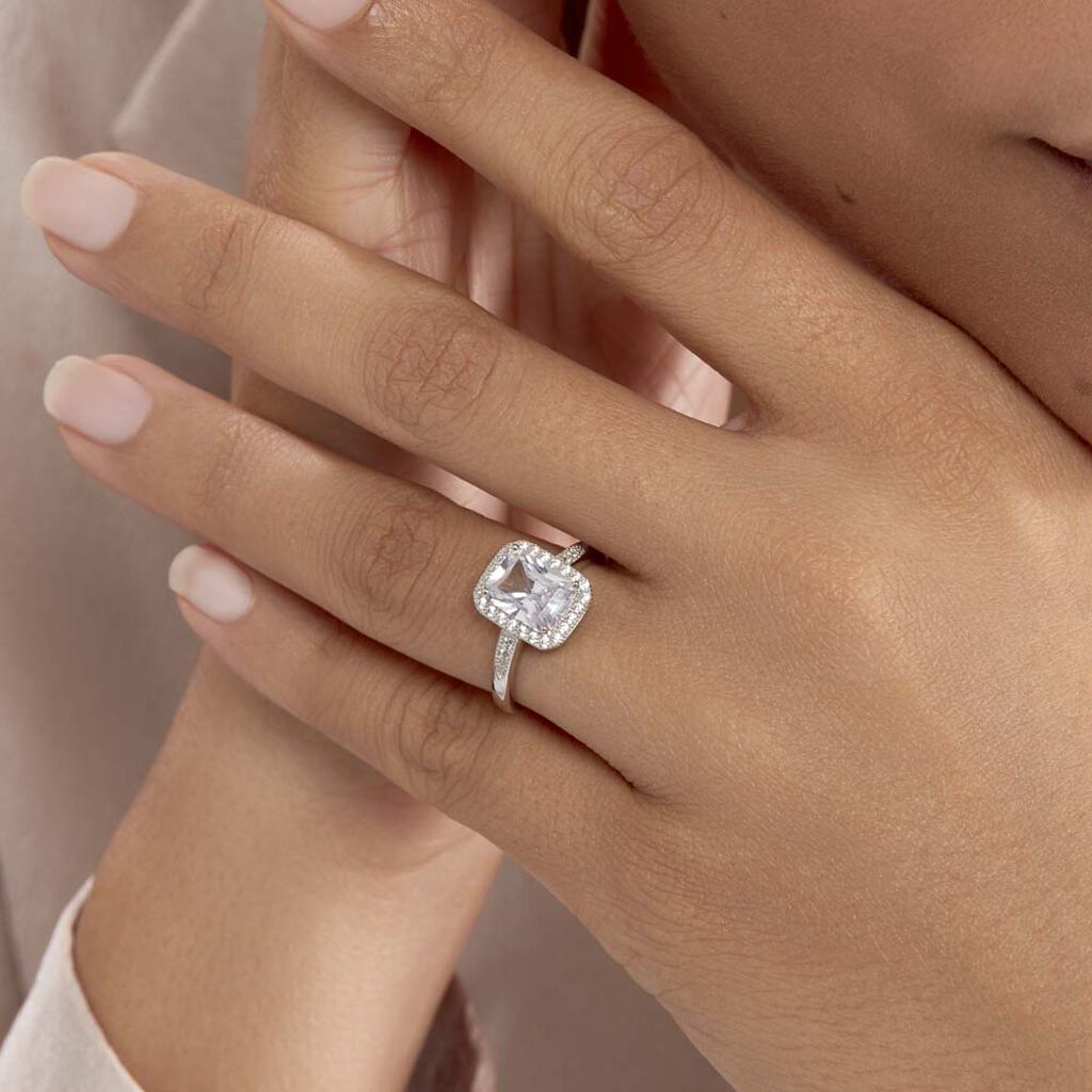 Anello Silver Elegance Argento Rodiato Cubic Zirconia - Anelli con Pietre Donna | Stroili