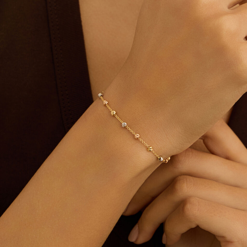 Bracciale Golden Lover Oro Tricolore - Bracciali Donna | Stroili
